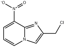 2-(CHLOROMETHYL)-8-NITROIMIDAZO[1,2-A]PYRIDINE Struktur