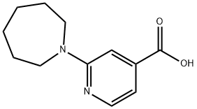 2-AZEPAN-1-YL-ISONICOTINIC ACID HYDROCHLORIDE Struktur