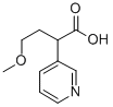 4-METHOXY-2-(PYRIDIN-3-YL)BUTANOIC ACID Struktur