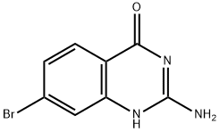 2-AMINO-7-BROMO-3H-QUINAZOLIN-4-ONE Struktur