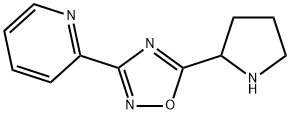 2-(5-PYRROLIDIN-2-YL-[1,2,4]OXADIAZOL-3-YL)-PYRIDINE Struktur