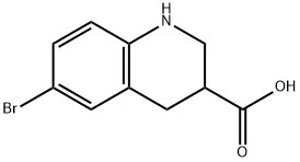 6-BROMO-1,2,3,4-TETRAHYDRO-QUINOLINE-3-CARBOXYLIC ACID Struktur