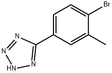 5-(4-BROMO-3-METHYL-PHENYL)-2H-TETRAZOLE Struktur