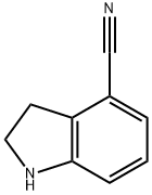 2,3-DIHYDRO-1H-INDOLE-4-CARBONITRILE HYDROCHLORIDE Struktur