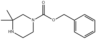 1-CBZ-3,3-DIMETHYL-PIPERAZINE Struktur