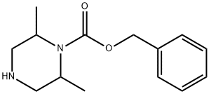 1-CBZ-2,6-DIMETHYL-PIPERAZINE Struktur