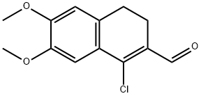 1-CHLORO-6,7-DIMETHOXY-3,4-DIHYDRO-NAPHTHALENE-2-CARBALDEHYDE Struktur