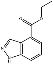 ETHYL 1H-INDAZOLE-4-CARBOXYLATE Struktur