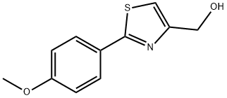 [2-(4-METHOXY-PHENYL)-THIAZOL-4-YL]-METHANOL Struktur