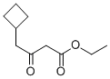 4-CYCLOBUTYL-3-OXO-BUTYRIC ACID ETHYL ESTER Struktur