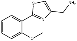 C-[2-(2-METHOXY-PHENYL)-THIAZOL-4-YL]-METHYLAMINE Struktur