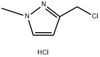 3-(chloroMethyl)-1-Methyl-1H-pyrazole hydrochloride Struktur