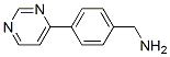 Benzenemethanamine, 4-(4-pyrimidinyl)- (9CI) Struktur