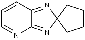 Spiro[cyclopentane-1,2-[2H]imidazo[4,5-b]pyridine]  (9CI) Struktur