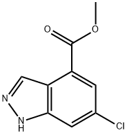 6-Chloro-4-indazolecarboxylic acid Methyl ester Struktur