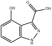 4-HYDROXY-1H-INDAZOLE-3-CARBOXYLIC ACID Struktur