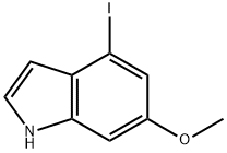 1H-Indole, 4-iodo-6-Methoxy- Struktur