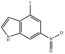 1H-Indole, 4-iodo-6-nitro- Struktur