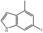 1H-Indole, 6-iodo-4-Methyl- Struktur