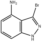 4-AMINO-3-BROMO (1H)INDAZOLE Struktur