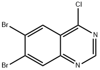 QUINAZOLINE, 6,7-DIBROMO-4-CHLORO- Struktur