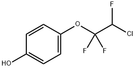 4-(2-CHLORO-1,1,2-TRIFLUORO-ETHOXY)-PHENOL Struktur