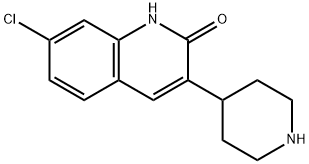 7-CHLORO-3-PIPERIDIN-4-YLQUINOLIN-2(1H)-ONE Struktur