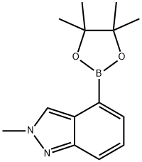 2-Methyl-2H-indazole-4-boronic acid pinacol ester Struktur