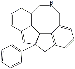 4H-Diindeno[7,1-cd:1',7'-ef]phosphocin,5,6,10,11,12,13-hexahydro-5-phenyl-, (11aS)- (9CI) Struktur