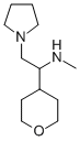 METHYL-[2-PYRROLIDIN-1-YL-1-(TETRAHYDRO-PYRAN-4-YL)-ETHYL]-AMINE
 Struktur