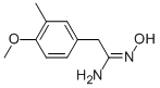 N-HYDROXY-2-(4-METHOXY-3-METHYL-PHENYL)-ACETAMIDINE Struktur