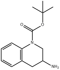 3-AMINO-1-BOC-1,2,3,4-TETRAHYDROQUINOLINE Struktur