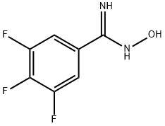 3,4,5-TRIFLUOROBENZAMIDOXIME Struktur