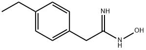 2-(4-ETHYL-PHENYL)-N-HYDROXY-ACETAMIDINE Struktur