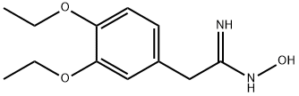 2-(3,4-DIETHOXY-PHENYL)-N-HYDROXY-ACETAMIDINE Struktur