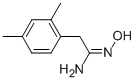 2-(2,4-DIMETHYL-PHENYL)-N-HYDROXY-ACETAMIDINE Struktur