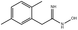 2-(2,5-DIMETHYL-PHENYL)-N-HYDROXY-ACETAMIDINE Struktur