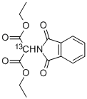 DIETHYL 2-PHTHALIMIDOMALONATE-2-13C Struktur