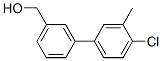 3-(4-Chloro-3-methylphenyl)benzyl alcohol Struktur