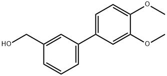 3-(2,4-Dimethoxyphenyl)benzyl alcohol Struktur