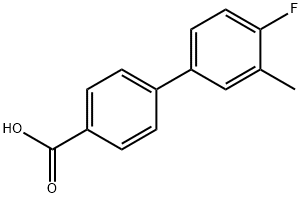 4-(2-Chloro-3-methylphenyl)benzoic acid Struktur