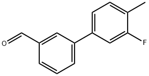 3-(2-Chloro-3-methylphenyl)benzaldehyde Struktur