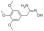 N-HYDROXY-2-(3,4,5-TRIMETHOXY-PHENYL)-ACETAMIDINE Struktur