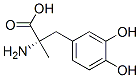 3-(3,4-DIHYDROXYPHENYL)-2-METHYL-L-ALANINE Struktur