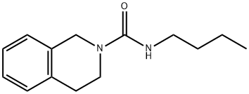 2-(N-BUTYLCARBAMOYL)-1,2,3,4-TETRAHYDROISOQUINOLINE Struktur