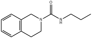 2-(N-PROPYLCARBAMOYL)-1,2,3,4-TETRAHYDROISOQUINOLINE Struktur