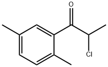 1-Propanone, 2-chloro-1-(2,5-dimethylphenyl)- (9CI) Struktur