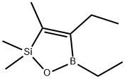 1-Oxa-2-sila-5-boracyclopent-3-ene, 4,5-diethyl-2,2,3-trimethyl- Struktur