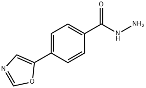 4-(5-Oxazolyl)benzohydrazide Struktur