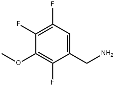 3-METHOXY-2,4,5-TRIFLUOROBENZYLAMINE
 Struktur